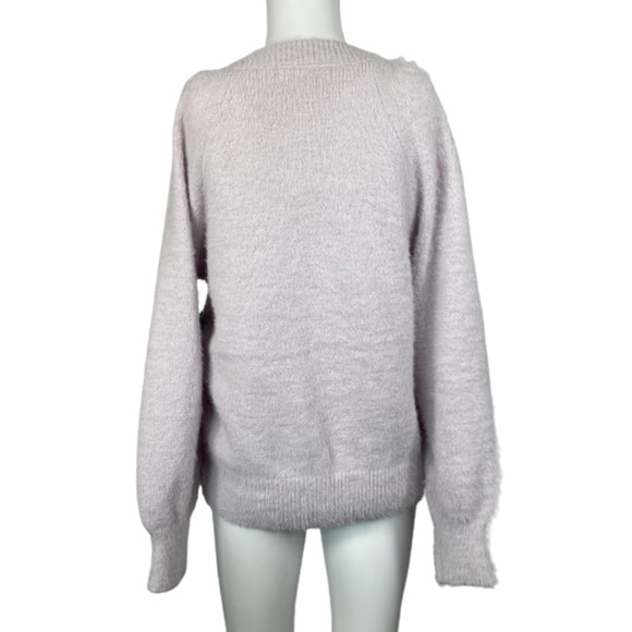 NWT Ally Mae Sweater Set Womens M Lavender Fuzzy Knit 2PC Tank‎ & Cardigan - Picture 6 of 15
